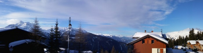 panoramique du balcon